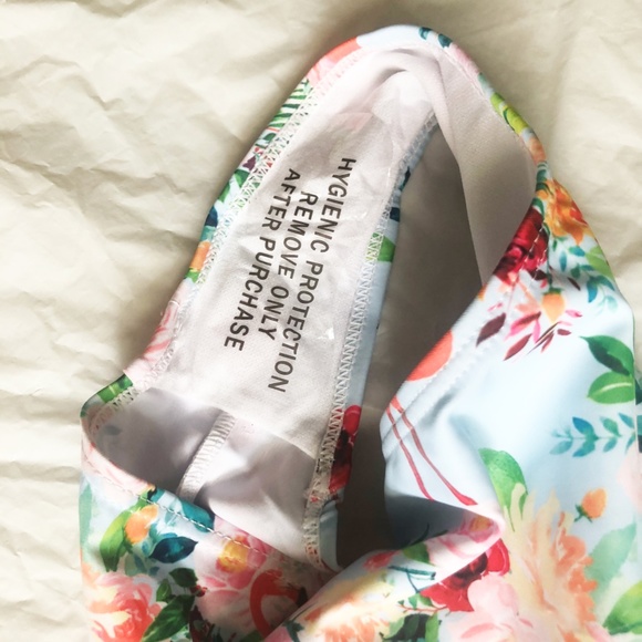 NWT Emme Jordan One Piece Bathing Suit Tropical Flamingo Print Small - Picture 5 of 9